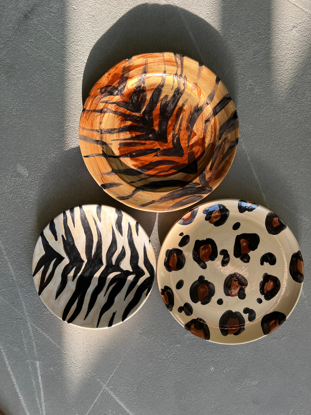 Functional Serving Platters "Tiger" & "Zebra"