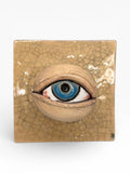"Blue Eye" Ceramic Decorative Wall Hook – Handmade (Kannyu Technique)