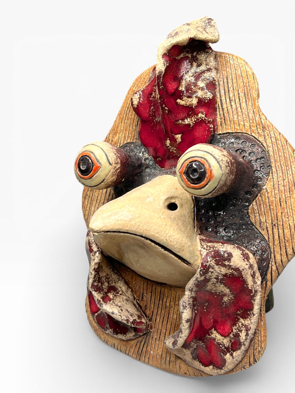 "The Rooster" Handcrafted Ceramic Wall Art – Unique Artisan Decor