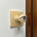 "Blue Eye" Ceramic Decorative Wall Hook – Handmade (Kannyu Technique)