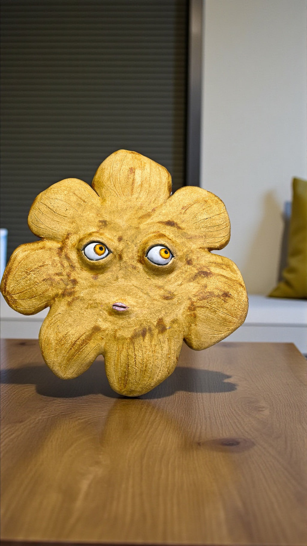 "The Sun" Ceramic Wall Sculpture – Artisan Interior Decor