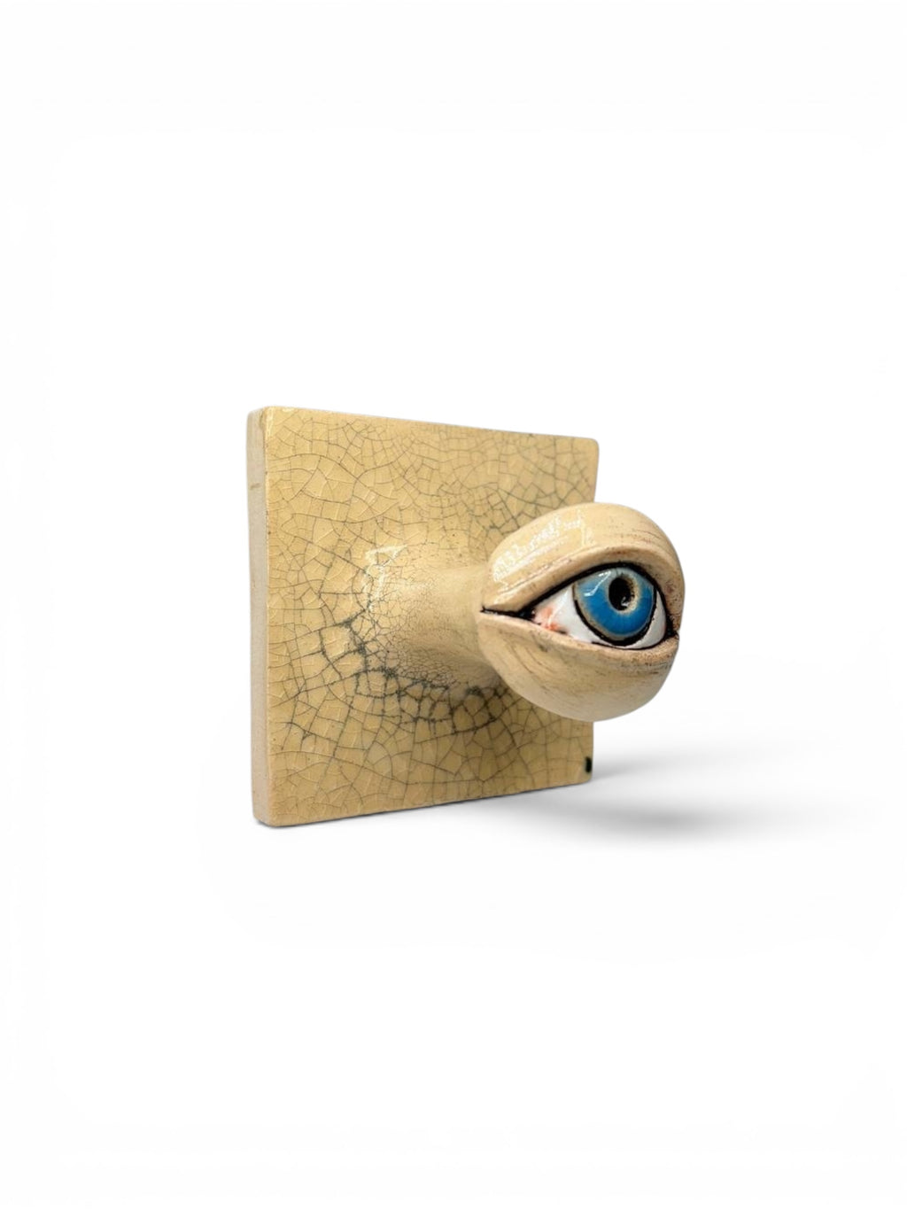 "Blue Eye" Ceramic Decorative Wall Hook – Handmade (Kannyu Technique)