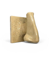 "Nose" Ceramic Decorative Wall Hook – Handmade (Kannyu Technique)
