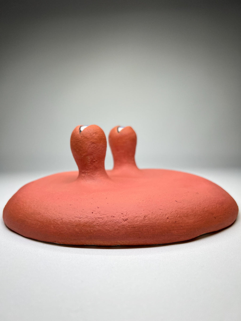 "The Gaze" Ceramic Wall Mask – Surrealist Fine Art Sculpture